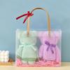 Toalla de Oso de Terciopelo Coral a Cuadros de Piña Toalla Creativa Toalla de Recuerdo de Compromiso Caja de Regalo Toalla para Casillero