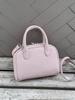 Bolso Boston Almohada de Piel de Vaca de Primera Capa, Bolso de Mano Bowling de Cuero Genuino de Nicho, Bolso de Hombro Cruzado de Moda para Mujer, Verano