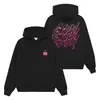 Moletom com Capuz Feminino Yeonjunggum Estampado "Lost in Space" - Tamanho Europeu Transfronteiriço Estilo Coreano Tendência
