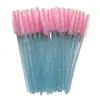 Herramientas de Belleza: Cepillo Rizador de Cejas en Espiral, Cepillo de Cristal, Cepillo para Pestañas, Cepillo Portátil Desechable de Colores