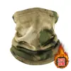 Cachecol de Ciclismo Outdoor Transfronteiriço Máscara Quente de Camada Dupla Espessada Protetor de Pescoço de Lã Polar Gorro de Esqui Cachecol à Prova de Vento e Frio
