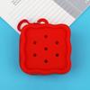 Nuevo Monedero de Silicona con Agujero para la Pared al por Mayor Cartera de Colores Caramelo Colgante para Mochila de Estudiante Funda Cuadrada para Auriculares de Pareja