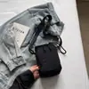 Bolsa Mini Celular Casual com Cordão e Bolso 2025 Nova Textura Leve Bolso com Múltiplas Abas Bolsa de Ombro para Calça para Mulheres
