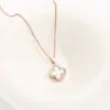 Lámpara Colgante de Aceite de Perla Imitación Retro Francesa Transfronteriza Lujo Esmalte Flor Pintada de Gama Alta Collar de Arte