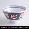 Vajilla tipo porcelana Ruoxuan estilo japonés tazón de melamina engrosado estilo japonés tazón para arroz con carne tazón para arroz con tapa para carne marinada tazón para sopa de ramen cuchara