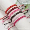 Set de Pulseras de Cuerda Trenzada Multicolor, Estilo Sencillo, Joyería de Mano Unisex, Joyería Moderna y Versátil, Venta Caliente al por Mayor