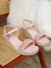 Sandalias Romanas Bohemias 2026 Personalizadas Nuevas Multicolores Estilo Europeo y Americano para Viajes Diarios con Suela Gruesa para Mujer