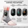 Massageador de Tornozelo com Aquecimento Elétrico e Controle Digital de Temperatura para Aquecimento do Tornozelo, Recuperação de Entorses e Terapia Articular para Pés Frios em Idosos