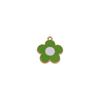 Te doy una pequeña flor roja, Accesorios para Joyería DIY de Girasol, Colgante para Collar de Aleación con Esmalte Goteado, Estilo Ins