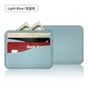 Portatarjetas de Cuero PU Creativo Transfronterizo con Múltiples Ranuras para Tarjetas Estilo Ins Cuero Sintético Hilo de Coser Engrosado Portatarjetas Portatarjetas