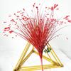 Venta directa de fábrica flor artificial flash arreglo de flor de hierba pavo accesorios hierba cebolla simulación decoración de boda