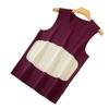 Chaleco de Parche para Pareja para Hombre sin Costuras con Forro Polar Grueso Acolchado Protección para el Vientre Cálido Chaleco para la Espalda Cálido Chaleco de Parche para Pareja