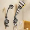 Soporte para Secador de Pelo para Personas Perezosas de Baño Estante de Pared Ajustable para Secador de Pelo Eléctrico de Baño Estante de Almacenamiento para Secador de Pelo con Ventosa
