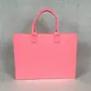 Em Estoque Bolsa Tote de Feltro Cor Lisa Bolsa Tote para Evento de Banco e Seguro Brinde Corporativo Bolsa de Feltro Personalização
