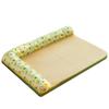 Casa para Perro de Primavera y Verano, Colchoneta Fresca, Casa para Gato de Ratán, Cama para Gato, Suministros de Colchoneta para Mascotas para Muñeco Teddy de Tamaño Pequeño y Mediano