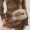 Cinturón de Gamuza Transfronterizo Estilo Americano Y2K Diseño de Nicho Cinturón para Mujer Gama Alta Casual Versátil Cinturón Mayoreo