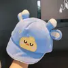 Chapéu de Bebê para Primavera e Outono, Boné de Beisebol Cartoon Ajustável, Aba Super Fofa e Macia, Chapéu Casual para Passeio para Bebês e Crianças Pequenas