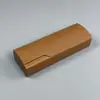 Estojo de Óculos Artesanal com Grão de Madeira Atacado, Estilo Artístico Minimalista de Nicho, Sensação Vintage de Alto Padrão, Caixa de Armazenamento de Óculos Ópticos Resistente à Pressão