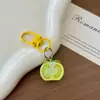 Chaveiro Fofo de Meia Tomate 3D, Pingente Realista em Formato de Coração de Fruta, Acessório Divertido para Bolsa em Formato de Comida