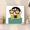 Pintura al óleo digital de Crayon Shin-Chan, colorear DIY, pintado a mano, pintura al óleo de dibujos animados para niños, regalo de cumpleaños, colorear de dibujos animados