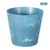 Fábrica atacado vaso de flores de plástico grande pedra imitação árvore decorativo pote imitação de pedra redonda tamanho pequeno pote carnudo