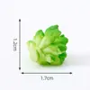 Simulación Verdura Luminosa Pimiento Berenjena Lechuga Casa de Muñecas Decoraciones DIY Accesorios Miniatura Pequeños Adornos