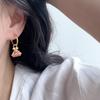 Diseño único encaje Loto hebilla de oreja nicho ajuste exquisitos aretes de personalidad encanto de hermana aretes al por mayor