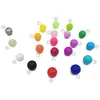 Fio para Pulseira com Contas para Dentição de Bebê 8/10/12/15/18mm Contas Redondas de Silicone Joias para Bebê Acessórios Personalizados Tendência