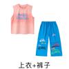Roupa Infantil Hip-Hop Moderna Colete Hip-Hop para Meninos Meninas Dopamina Legal e Bonito Roupa Infantil Hip-Hop Hip-Hop para Apresentação Verão