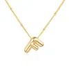 Amazon Xiyin colgante regordete moda europea y americana cadena de clavícula simple globo de cumpleaños collar de letra brillante