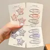 Pinzas para el pelo de estrella para niñas pequeñas, pinzas BB para flequillo que no dañan el pelo, lindos accesorios para el pelo para niñas
