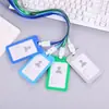 Portatarjetas, Lanyard para Tarjeta de Identificación, Portatarjeta de Identificación de Trabajo, Insignia de Fábrica, Portatarjetas de Nombre Transparente, Insignia Escolar para Estudiantes, Etiqueta de Tarjeta de Autobús, Insignia de Trabajo