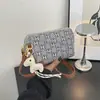 Bolso Pequeño para Mujer 2026 Modelo Nuevo Moda de Alta Gama Patchwork Estampado Vintage Bolso Cuadrado Pequeño Bolso de Hombro Único Bolso Cruzado