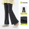 Roupas Infantis Dudu Calças para Meninas Moda Outono Calças Boca de Sino 2026 Novas Calças Longas de Outono Calças Casuais Infantis Tendência