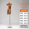 Soporte de exhibición de modelo de lencería, maniquí de medio cuerpo para escaparate de tienda de lencería, sujetador, accesorios para lencería masculina, cuerpo dummy electrochapado