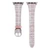 Adecuado para correa de Apple Watch iwatch8 Correa de cuadros de felpa estilo Chanel Apple watch S9 generación SE41