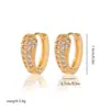 Jóias da Moda Novo Design Variedade Ouro Brincos de Zircônia Femininos Jóias Brincos de Zircônio Femininos Brincos