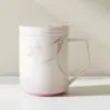 Taza de Cerámica para Agua Dinastías Tang y Song, Taza de Oficina con Tapa, Taza con Filtro, Diseño de Orquídea Pintado a Mano, Taza de Té para el Hogar con Separación de Agua