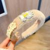 Diadema de dibujos animados linda de otoño e invierno para niños, diadema de kuromi, accesorio para el cabello de niña para lavarse la cara, banda de presión para el cabello, no daña el clip del cabello