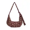 Bolso de lunares para mujer 2026 otoño nuevo bolso de axila alta apariencia commuting bolso de un solo hombro bandolera bolso de albóndiga retro mujer