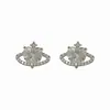 Brincos Femininos Design de Nicho Estrela Nova Zircônia Agulha de Prata S925 Brincos de Moda de Luxo Leve Joias Jinmeilai Atacado
