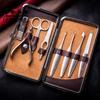 Conjunto de beleza especial pedicure manicure faca ferramentas de unha profissional tesoura para sobrancelha pele morta terno de cuidados com as unhas atacado