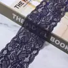 Ribete de encaje elástico de poliéster, accesorios de lencería, material de punto para vestido de novia, pañuelo para la cabeza, accesorio para el cabello, cinta ancha, material para manualidades
