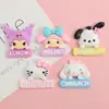 Kt Cráneo de Gato Elfo Perro Blanco Pequeño Conejo Bella Corbata de Moño Gato Pegatina de Goma Suave Accesorios para el Cabello DIY Funda para Teléfono Celular Accesorios para Zapatos Croc