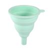 Embudo de Silicona Tamaño Pequeño Boca Pequeña Plegable Escurridor de Aceite Escurridor de Vino Hogar Mini Vertedor de Aceite Fácil de Limpiar Embudo para Líquidos de Condimento