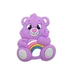 Novo Urso Cola Macia de PVC Patch Decoração para Capa de Celular Material DIY Grampo de Cabelo Joia Buraco Buraco Acessórios de Fivela de Chinelo