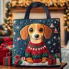 2026 Nova Série de Filhotes Transfronteiriça Estampa Digital Bolsa Tote Acolchoada de Ombro Fashion