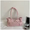 Bolso de mano vintage de ante transfronterizo para mujer, nueva moda 2026, versátil, de alta gama, casual, para el día a día, bandolera