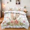 Juego de Cama de Tres Piezas Shein Temu Serie Pascua 3 Juego de Cama Decorativo de Tres Piezas Se Puede Emitir Jit
