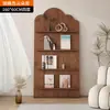 Estantería Minimalista Nórdica Ins de Pie Estante de Pared para Exhibir Libros y Periódicos Estante de Almacenamiento para Revistas Libros Ilustrados Revistas de Celebridades de Internet Vintage